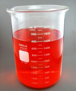 Beaker,Glass Low Form 2000ml*