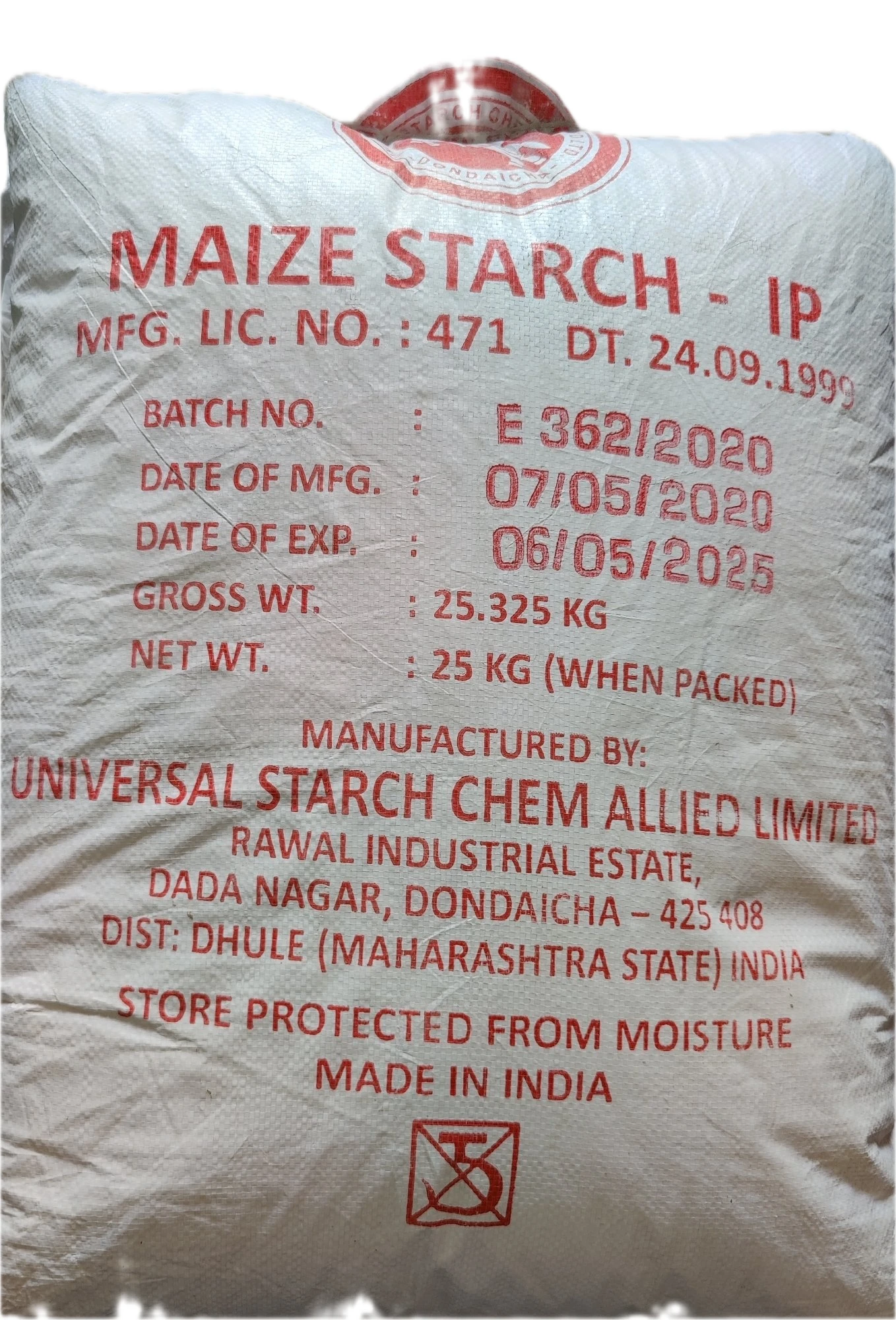 Maize Starch FG 25kg - Image 2
