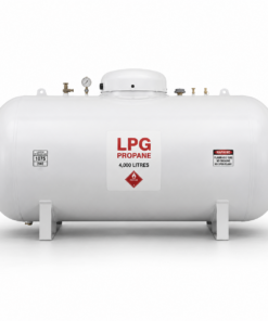Alternative view of Argon gas cylinder